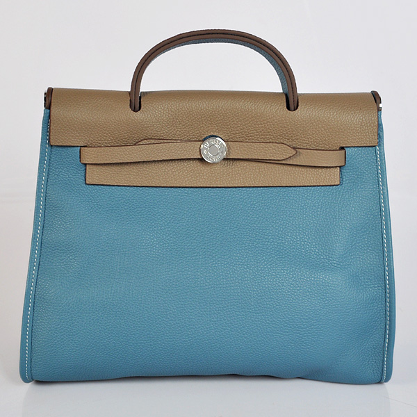 H9051 2012 nuovi Hermes Herbag 31CM Togo Bag in pelle 9051 Scuro Gre